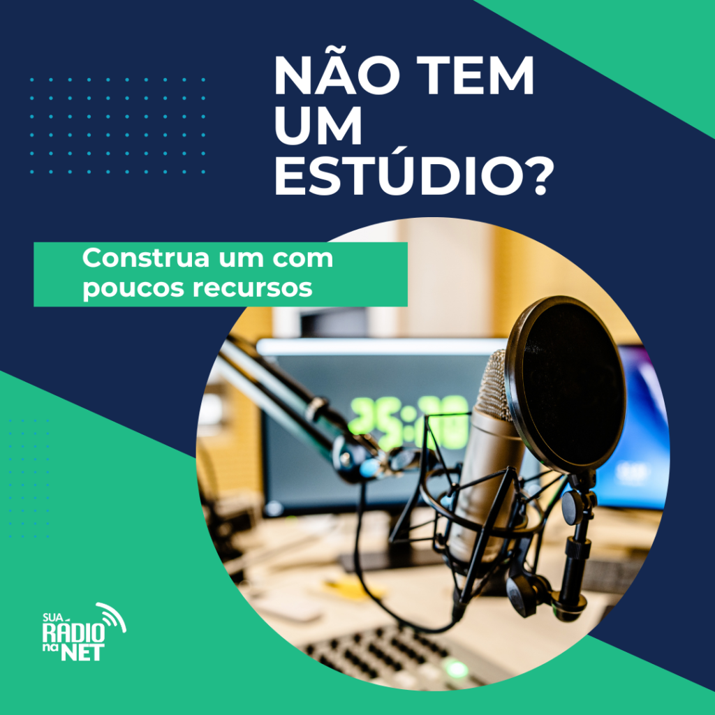 Não tem um estúdio? Construa um com poucos recursos.